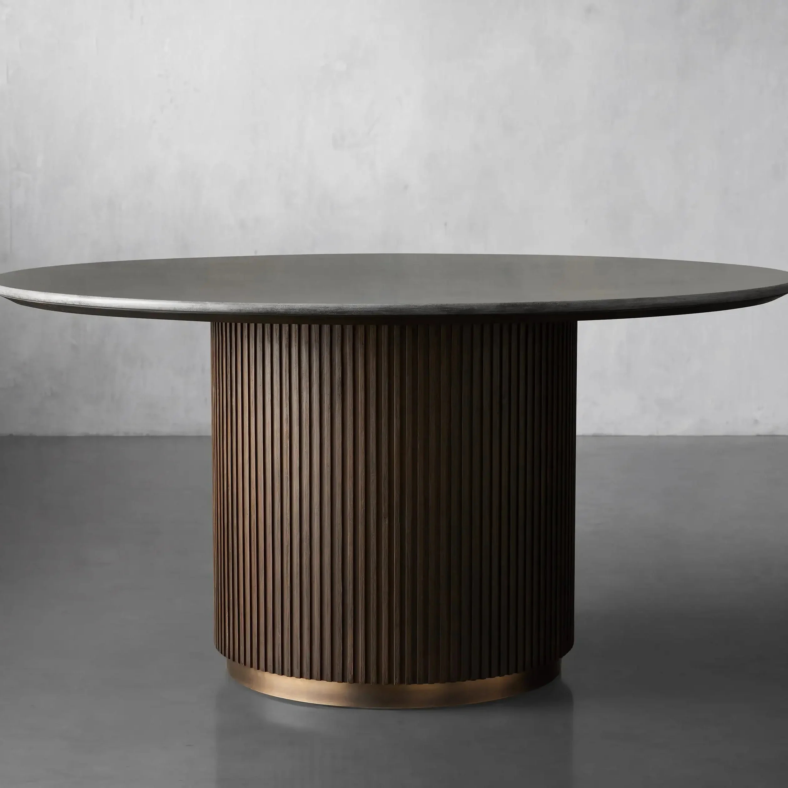 Oak Marble Dining Table
