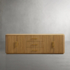 Solid Oak Buffet Cabinet