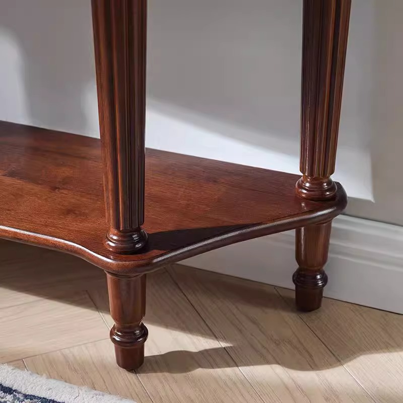 American-style Retro Semi-circular Entrance Cabinet