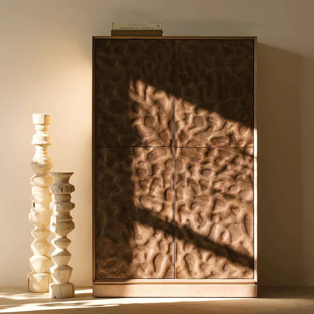 Textured Bronze Cabinet