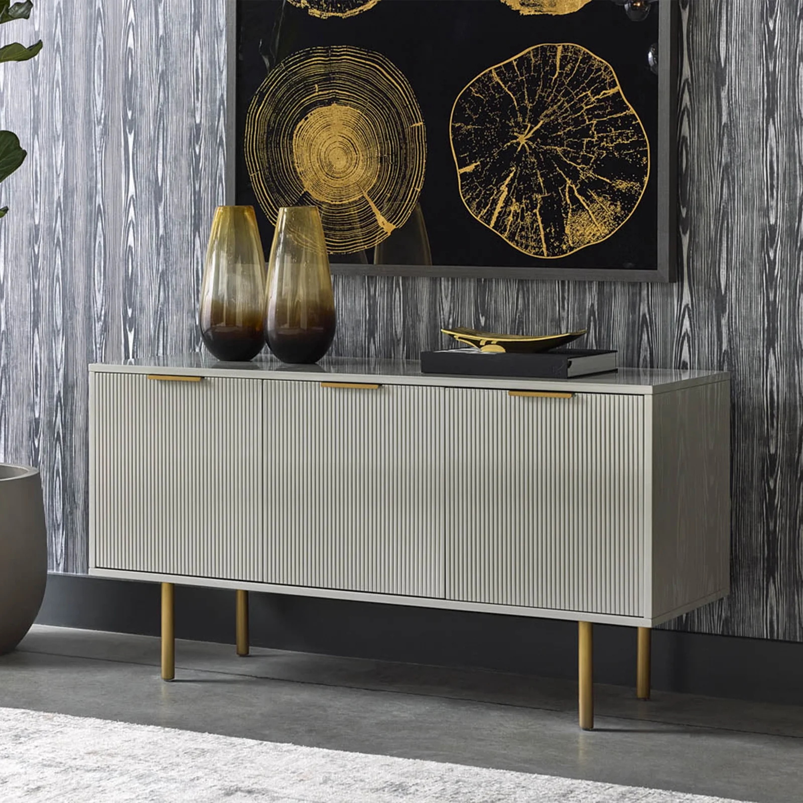  Finnley Vertical - striped Sideboard