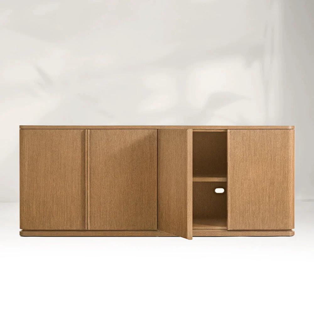 Minimalist 4-Door Sideboard