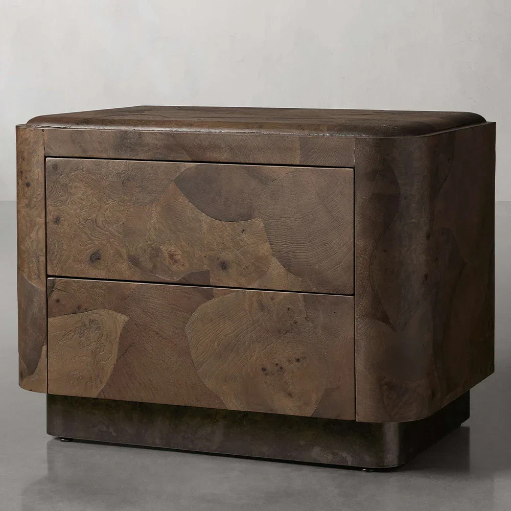Brown - grain Two - drawer Sideboard