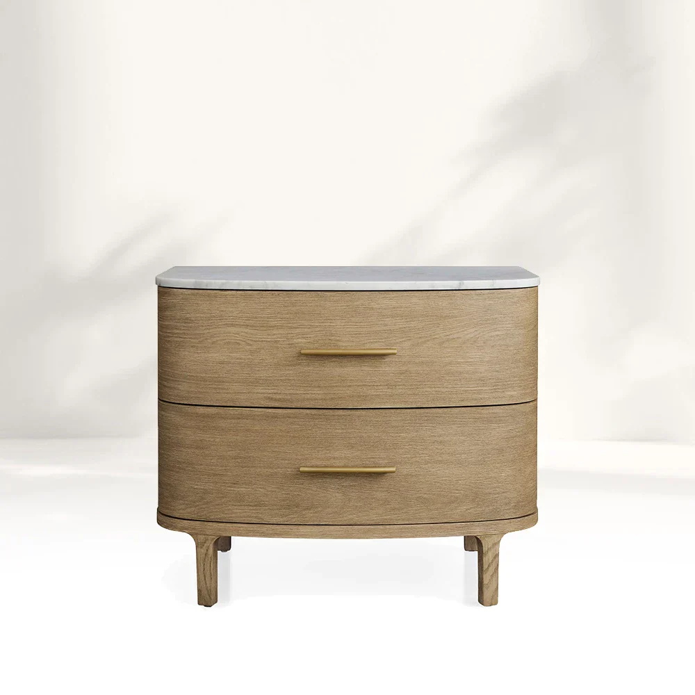 Double - drawer Nightstand