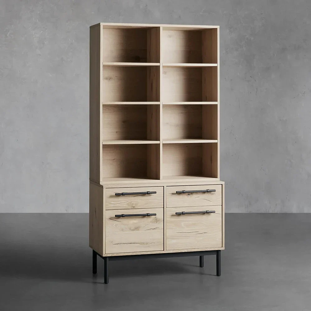 Single Bookcase with File Base