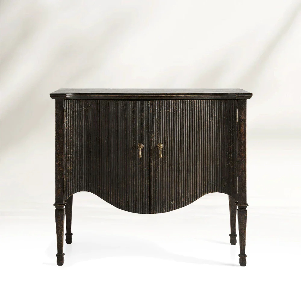 Arc-shaped Hall Storage Cabinet