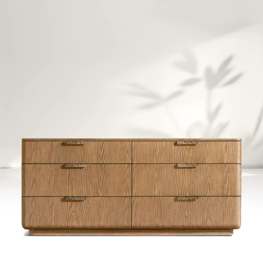 Wooden 6-Drawer Dresser