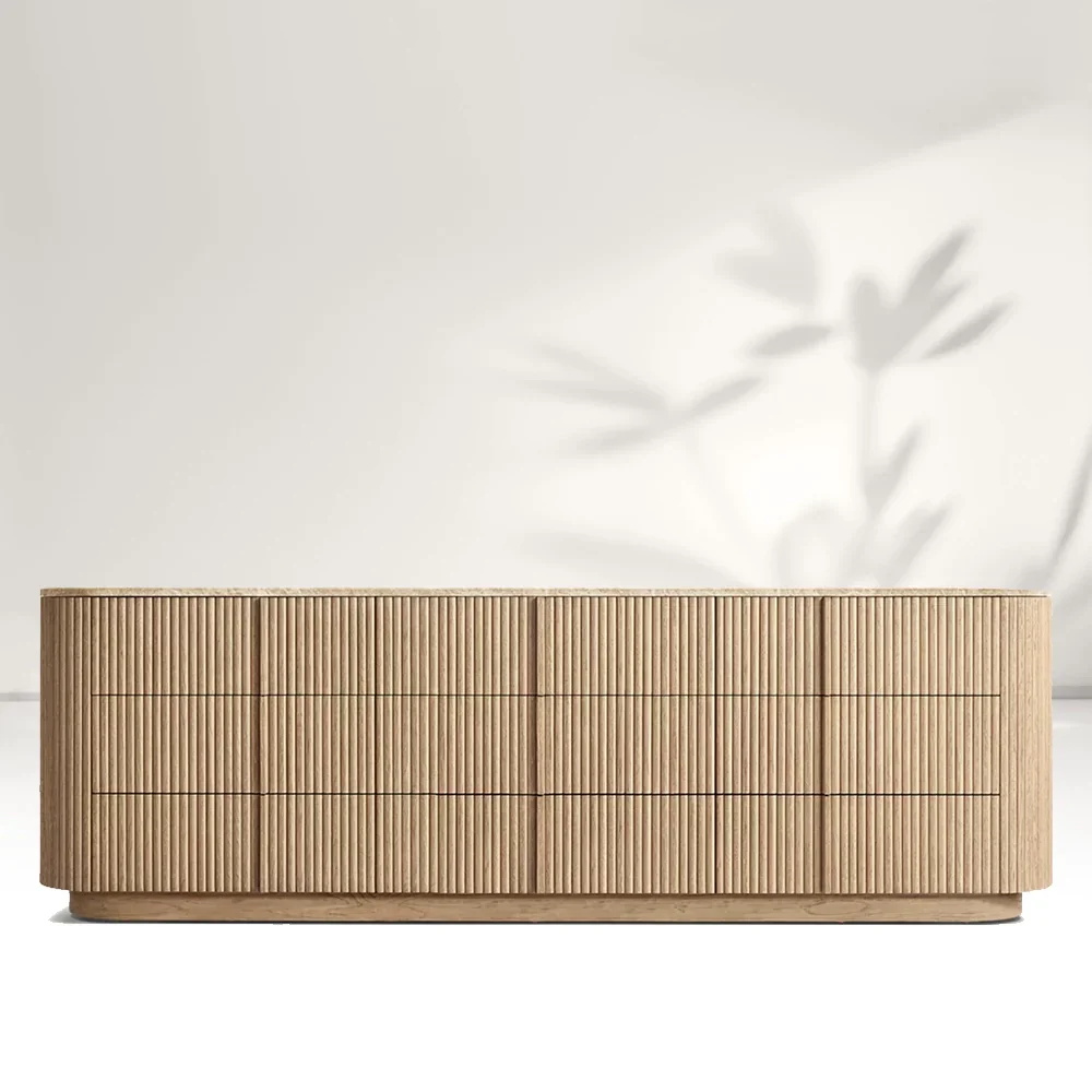 Modern Stone 9-Drawer Dresser