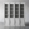 Single - door Wood Display and Storage Cabinet