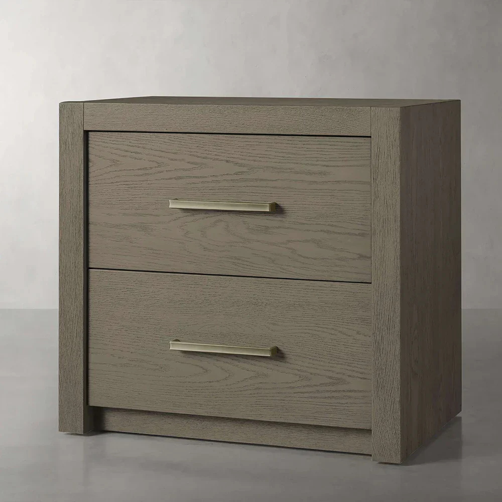 Minimalist Two - drawer Nightstand