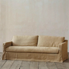 Removable and washable vintage fabric sofa