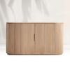 Oak Side Cabinet in Living Room