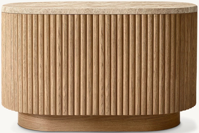 Stone Rectangle Side Table