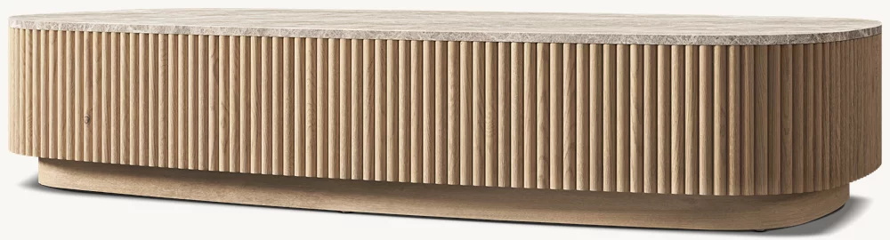 Square Stone-based Coffee Table
