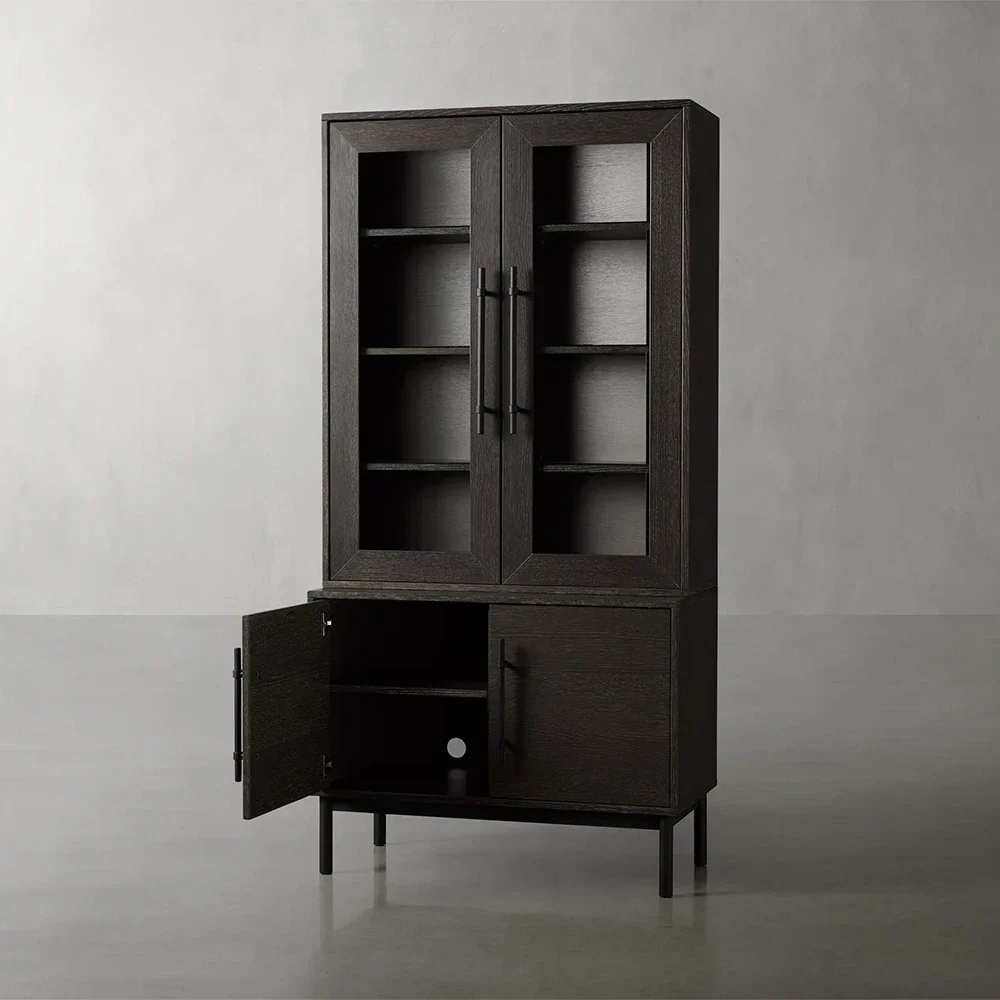 Elegant Silhouette Display Cabinet