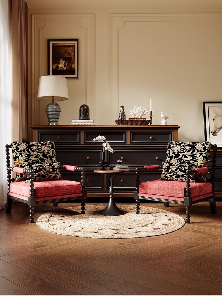 French retro pearl chair