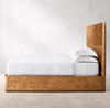 American Country Tree Bark Double Bed