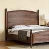 Black Walnut Solid Wood Bed