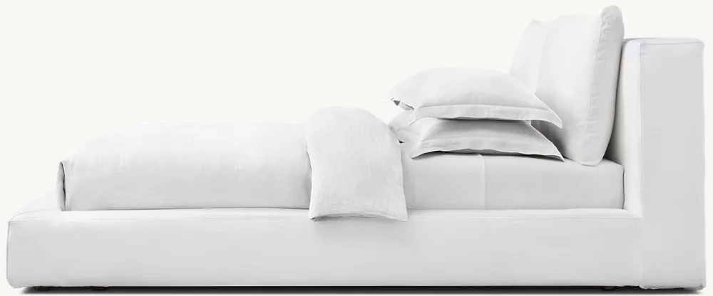 Cloud Slipcovered Platform Bed