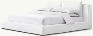 Cloud Slipcovered Platform Bed