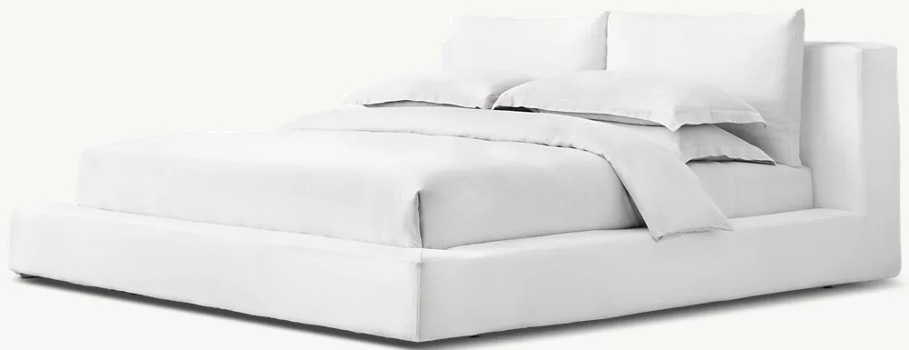 Cloud Slipcovered Platform Bed