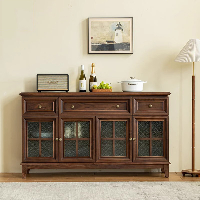 Black Walnut Solid Wood Sideboard