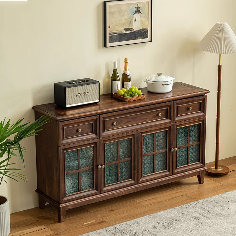 Black Walnut Solid Wood Sideboard