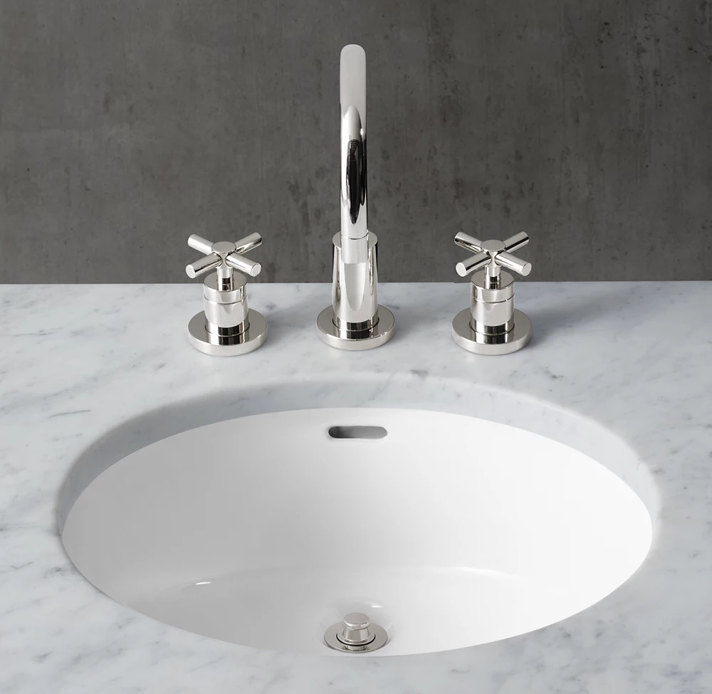 Oval washbasin