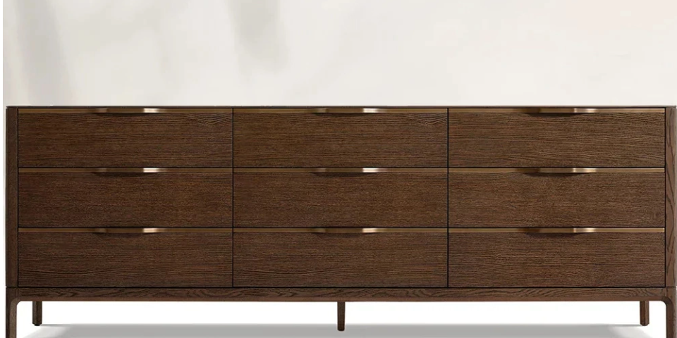 Solid Wood Modern Dresser for Living Spaces