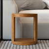 Luxury Round Tree Bark Bedside Table
