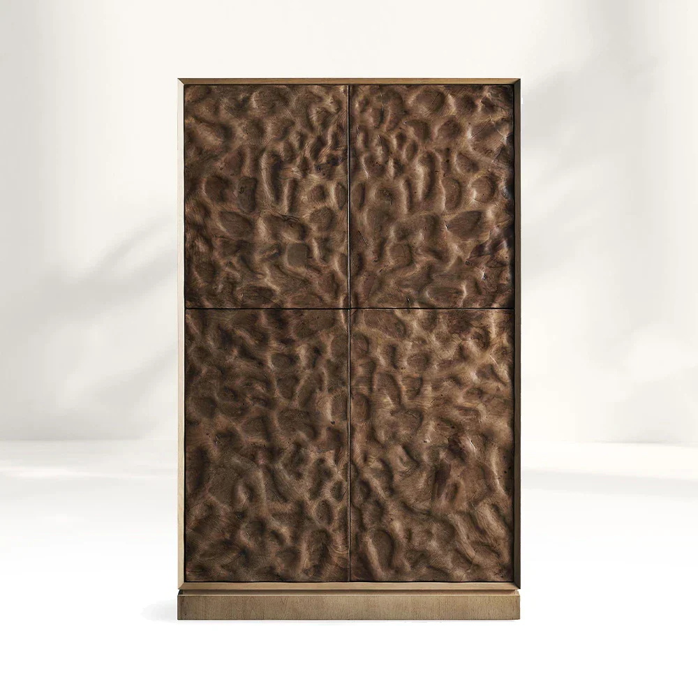 Textured Bronze Cabinet