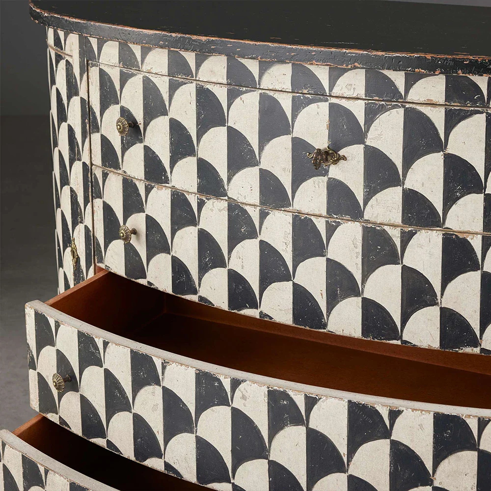 Geometric - motif Retro Cabinet