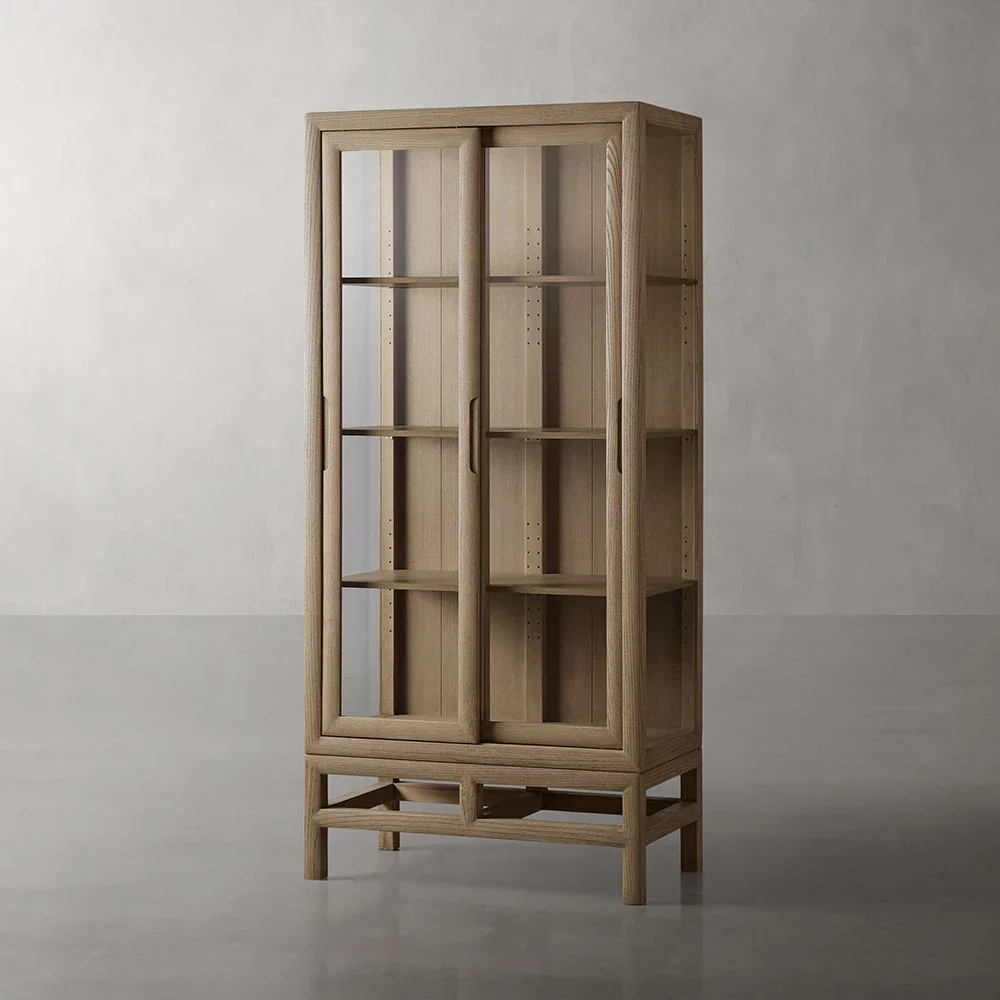 Modern Minimalist oak Cabinet