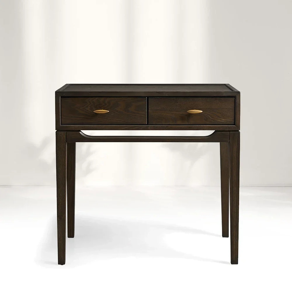 Simple Two-pull Bedside Table