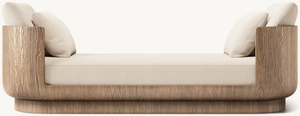 Fabric Double-Arm Daybed