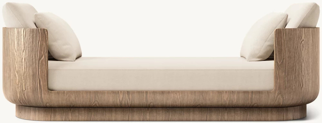 Fabric Double-Arm Daybed