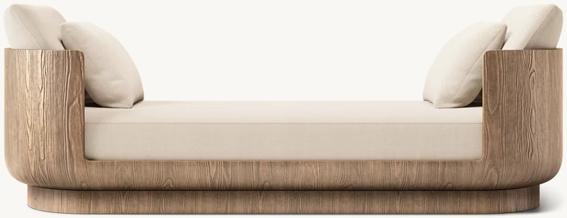 Fabric Double-Arm Daybed