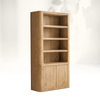 Natural - inspired Wooden Storage Shelf