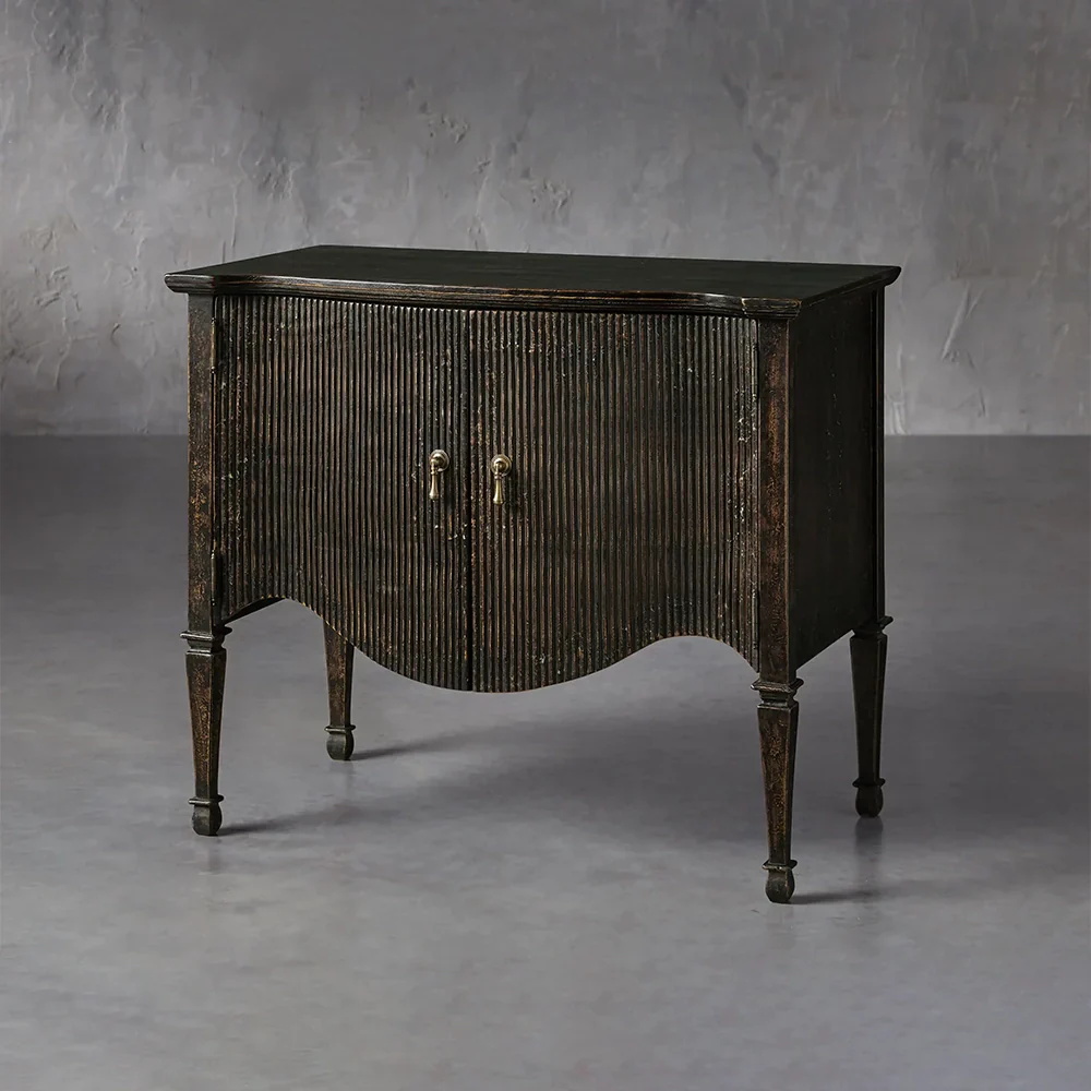 Arc-shaped Hall Storage Cabinet