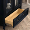  Arch - shaped Glass - door Bookcase 