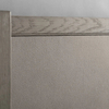Vertical - panel Headboard Grey Bed