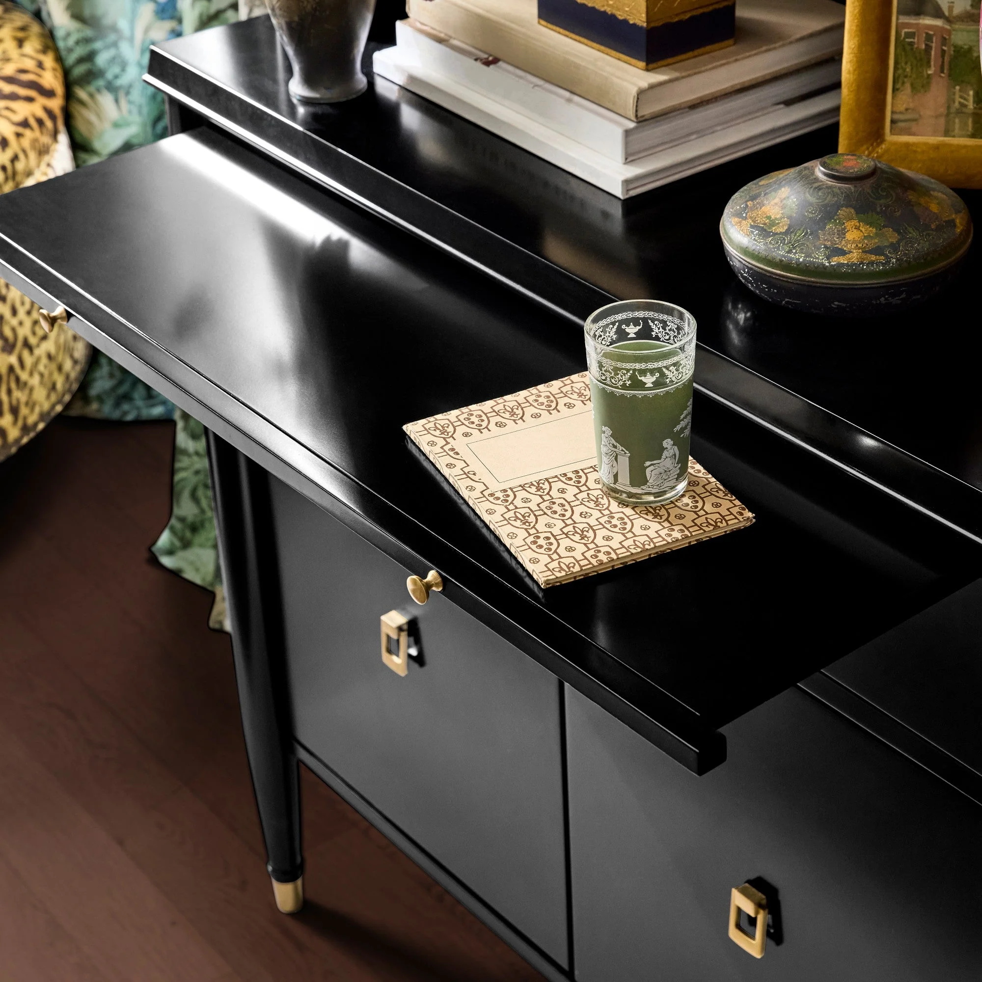 Modern Minimalist Wood Storage Hutch