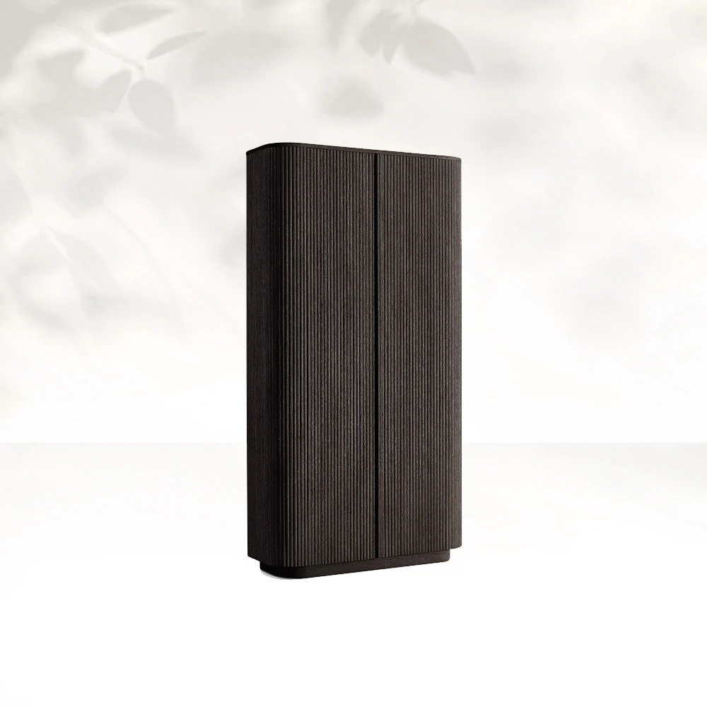 Vertical Grain Solid Wood Wardrobe