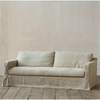 Removable and washable vintage fabric sofa