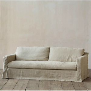 Removable and washable vintage fabric sofa