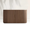 Oak Side Cabinet in Living Room