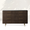 Oak Dresser with Chest of Drawers