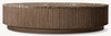Stone Plinth Round Coffee Table