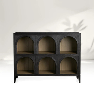  Antique Arched Storage Cabinet
