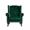 American-style fabric single sofa chair